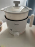 美的（Midea）電煮鍋 宿舍小電鍋 電蒸鍋 學(xué)生寢室一體泡面小火鍋電煮鍋 多功能鍋 電熱鍋 XZE1613 配蒸籠 1.7L 曬單實(shí)拍圖