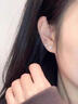 芯奢S999純銀耳釘女款雙頭圓珠耳棒男士養耳洞耳骨釘百搭不過(guò)敏足銀 【999足銀】耳釘一對 曬單實(shí)拍圖