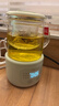 小熊（Bear）迷你養生壺養生杯 電燉杯電熱杯恒溫花茶壺辦公室杯子0.4L全玻璃杯體YSH-F04E1  曬單實(shí)拍圖