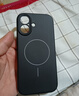 奶小鴨（NEYAA）適用蘋(píng)果17手機殼 iphone17保護套鏡頭全包超薄Magsafe磁吸充電液態(tài)硅膠防摔簡(jiǎn)約男女款 石墨黑 曬單實(shí)拍圖