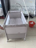FORSUNNY嬰兒床多功能可折疊可移動(dòng)拼接床0-3歲新生兒寶寶搖搖床升降調節 秋錦 嬰兒床帶床墊尿布臺蚊帳可變搖籃搖床 嬰兒用品滿(mǎn)月禮物活動(dòng)曬圖送護脊椰棕床墊 曬單實(shí)拍圖