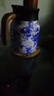 【京東物流】青花瓷悶茶壺保溫壺大容量316茶水分離燜泡杯泡茶壺 青花瓷 1000ml 曬單實(shí)拍圖