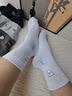 羅蒙（ROMON）襪子男士夏季【100%純棉】刺繡抗菌防臭商務(wù)中筒吸汗休閑耐磨薄款 曬單實(shí)拍圖