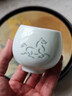 BIYEQINGCI景德鎮高端主人杯陶瓷茶盞女士個(gè)人專(zhuān)用玲瓏生肖杯子茶具茶杯定制 午馬-馬顧茅廬 精美禮盒 非遺傳承人作品 曬單實(shí)拍圖