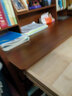 華舟書(shū)桌家用學(xué)生學(xué)習桌帶書(shū)架可升降寫(xiě)字桌書(shū)房電腦桌1.1米胡桃色 曬單實(shí)拍圖