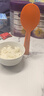 飯勺 廚具 鏟子 飯鏟 勺子 大米盛飯鏟勺 DEQU可立飯勺 TPX食品級 橙米系列 曬單實(shí)拍圖