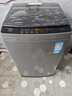 海爾（Haier）直驅變頻10公斤波輪洗衣機全自動(dòng)中途添衣桶自潔一級能效智能稱(chēng)重 超凈洗線(xiàn)屑過(guò)濾器以舊換新 10KG 直驅變頻+七維減震+漩瀑洗+抗菌除螨 波輪 曬單實(shí)拍圖