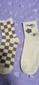 棉滿(mǎn)滿(mǎn)襪子女士長(cháng)筒襪100%純棉10A抗菌防臭春秋潮日系復古全棉長(cháng)襪6雙裝 曬單實(shí)拍圖