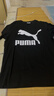彪馬（PUMA）休閑黑色短袖T恤男女情侶款春季印花運動(dòng)上衣 532279 黑色-01 S (170/92A) 曬單實(shí)拍圖
