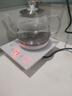 立客全自動(dòng)上水壺電熱水壺底部上水茶臺燒水壺多段調溫智能快速煮水單茶爐套裝上水壺一體機家用煮茶壺 1L 高硼硅玻璃（帶藍光燈）套裝 曬單實(shí)拍圖