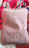 彩虹熱水袋暖手寶充電暖寶寶暖水袋注水暖手袋熱敷暖肚子 粉色 曬單實(shí)拍圖