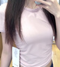 lululemon丨All It Takes 女士運動(dòng) T 恤 *羅紋 Nulu?芯吸 LW3GV0S 柔紗粉 XS /4 曬單實(shí)拍圖