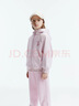 little MO&Co.童裝秋裝新款女童百搭長(cháng)袖連帽外套男童夾克兒童 藕粉色2 140 140/68 曬單實(shí)拍圖