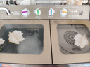 三峽勁霸【純銅電機】大容量半自動(dòng)洗衣機家用老式大容量雙缸雙桶商用酒店賓館被子毛毯四件套以舊換新 20公斤鋼波輪【9秒強洗+雙鋼桶+純銅電機】 雙缸 曬單實(shí)拍圖