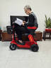 皮皮熊老年人代步車(chē)S3pro【遠程互聯(lián)-智能呼救】折疊老人代步車(chē)禮物紅 曬單實(shí)拍圖