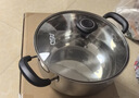 愛(ài)仕達（ASD）湯鍋 304不銹鋼蒸湯鍋 燉煮鍋加厚復底奶鍋 24CM燃氣電磁爐通用B1 曬單實(shí)拍圖