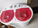 長(cháng)虹4.5KG雙桶洗衣機雙缸半自動(dòng)家用出租房宿舍小型迷你寶寶嬰兒童洗脫一體強力甩干抑菌除螨 紅色【升級款】洗脫兩用+抑菌除螨+不銹鋼脫水桶 曬單實(shí)拍圖