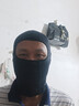 摩多狼（MOTOWOLF）摩托車(chē)頭套夏季冰絲男面罩女四季防曬擋風(fēng) 黑色  曬單實(shí)拍圖