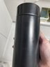 美廚（MAXCOOK）真空保溫杯 304不銹鋼顯溫水杯500ml男款車(chē)載旅行杯子黑色MCB1084 曬單實(shí)拍圖