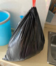 利得抽繩垃圾袋黑色45*50cm120只單面1.2絲免撕加厚款廚房用 曬單實(shí)拍圖