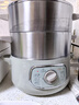 小熊（Bear）電蒸鍋燉蒸煮一體不銹鋼三層定時(shí)分體式電煮鍋大容量多功能鍋自動(dòng)斷電火鍋電蒸籠 DZG-D80G5 曬單實(shí)拍圖