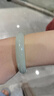 凈心石和田玉手鐲青白玉女款平安鐲內徑約57-58mm 曬單實(shí)拍圖