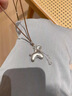瑾之念足銀9999純銀小馬駒吊墜項鏈百搭簡(jiǎn)約設計感國潮流蘇新中式銀項鏈 【7g】足銀小馬駒項鏈 曬單實(shí)拍圖