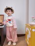 馬卡樂(lè )夏季嬰幼兒童綿綢防蚊褲束腳寬松男女寶寶同款舒適百搭 粉色 90 曬單實(shí)拍圖