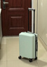 米家小米行李箱20英寸拉桿箱可登機箱萬(wàn)向輪旅行箱男女小型密碼箱綠色 曬單實(shí)拍圖