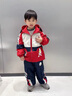 G.duck奧特曼衣服男童套裝春秋2026新款兒童套裝防風(fēng)連帽沖鋒衣兩件套 紅色 100 (建議身高90cm 3-4歲)cm 曬單實(shí)拍圖