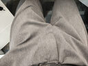 京東京造【加絨加厚】磨毛西褲男士休閑褲子保暖男款西裝褲子 灰色 35 曬單實(shí)拍圖