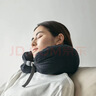 MUJI舒適頸部靠枕 午睡枕U型枕辦公室頭枕靠枕旅行枕學(xué)生護頸枕深灰色 曬單實(shí)拍圖