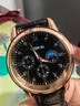 正品男士手表高檔休閑石英表簡(jiǎn)約氣質(zhì)男表皮帶高顏值羅馬時(shí)尚腕表 黑色運動(dòng)款 曬單實(shí)拍圖