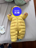 迷你巴拉巴拉三防連體羽絨服男女童嬰兒寶寶羽絨服連體衣萌趣外套新品 曬單實(shí)拍圖