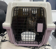 KimPets貓咪航空箱貓包外出便攜貓籠子貓箱狗狗托運箱車(chē)載狗籠寵物太空艙 芙蕾紫L 30斤內貓犬 【加厚耐磨】 送隔尿底板 曬單實(shí)拍圖