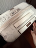 新秀麗（Samsonite）拉桿箱時(shí)尚純色流金條紋男女出差旅行行李箱 象牙白HH5 20英寸 曬單實(shí)拍圖