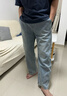 森馬（Semir）牛仔褲男寬松直筒褲25夏彎刀褲長(cháng)褲復古褲子109325124107 曬單實(shí)拍圖
