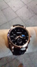 【網(wǎng)紅爆款】商務(wù)腕表石英運動(dòng)表休閑皮帶男女手表 黑色 曬單實(shí)拍圖
