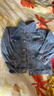 迪士尼女童牛仔外套春秋兒童夾克上衣女孩洋氣童裝時(shí)尚231S326牛仔藍130 曬單實(shí)拍圖