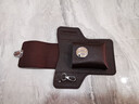 新款七寸手機腰包男士工地干活手機皮套可放煙盒掛鑰匙穿皮帶專(zhuān)用 【更實(shí)用升級版】棕色 曬單實(shí)拍圖