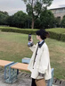 鹿王戀雪韓系短款風(fēng)衣外套女春秋季2025新款小個(gè)子休閑寬松百搭休閑上衣服 683 22米白色53 L 曬單實(shí)拍圖