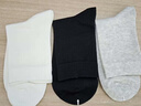 一宅一物純棉襪子冬季男中筒襪10A抗菌消臭吸汗棉襪保暖不硌腳長(cháng)筒襪 曬單實(shí)拍圖
