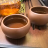 藏壺天下宜興紫砂品茗杯原礦紫砂配壺專(zhuān)用小口泡茶杯小杯子主人杯元寶對杯 紫泥款 對杯 30ml 曬單實(shí)拍圖