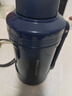 摩飛電器（Morphyrichards）電熱水壺便攜式燒水壺旅行熱水壺燒水杯真空保溫壺不銹鋼保溫瓶大容量戶(hù)外 MR6061 1L 輕奢藍 曬單實(shí)拍圖