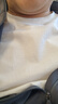 布先生春夏季短袖T恤男士純棉小白T純色內搭打底衫 白色 2XL(185) 曬單實(shí)拍圖