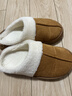 棉拖男棉拖女居家棉拖鞋加絨棉拖鞋男保暖鞋月子鞋女包頭拖女 卡其色 40-41 偏小一碼 曬單實(shí)拍圖