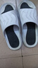 回力運動(dòng)拖鞋男浴室內戶(hù)外穿減震防滑厚底涼拖鞋HL3967白黑色42-43碼 曬單實(shí)拍圖