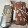 蘇泊爾（SUPOR）兒童保溫杯吸管杯 幼兒園上學(xué)水杯 寶寶彈蓋1-3歲鈦學(xué)飲杯500ml 曬單實(shí)拍圖