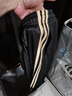 阿迪達斯（adidas）長(cháng)褲男女春季寬松透氣直筒褲跑步運動(dòng)防風(fēng)休閑褲  黑白 M 曬單實(shí)拍圖