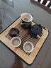 京東京造 茶具整套 功夫茶具陶瓷套裝茶壺茶杯茶盤(pán)【黑陶提梁壺】 12件套  曬單實(shí)拍圖